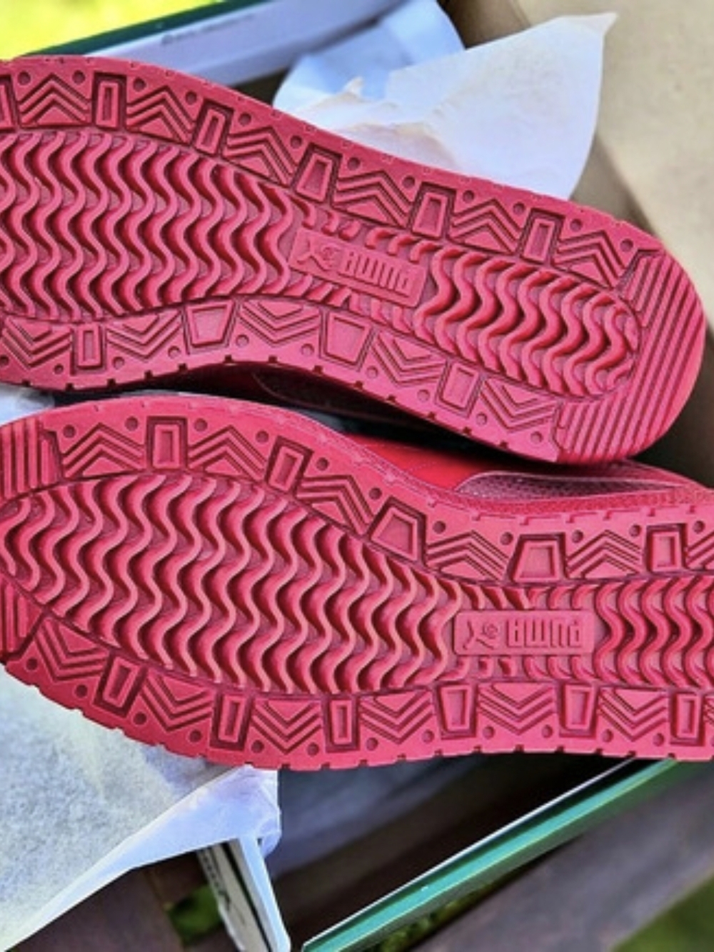Puma Sky II Hi Futur Minimal Red/Silver Sneakers - NIB (Womens 8 / Mens 6.5) - Picture 5 of 6